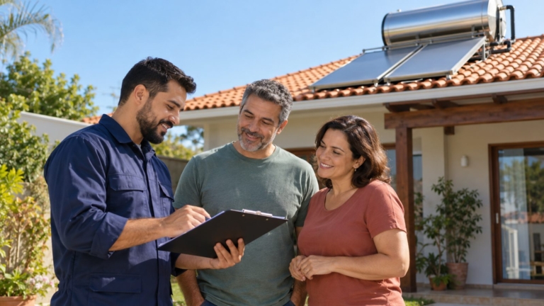Conserto de aquecedor solar